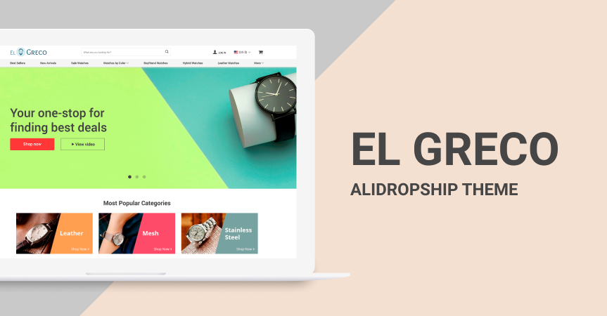 Meet El Greco - high converting website template