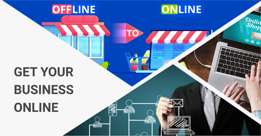 Get your business online by combining it with the dropshipping business model.