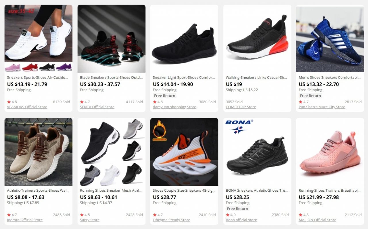 resell sports shoes