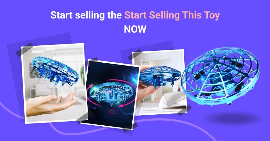a picture showing what to sell for profit a UFO toy